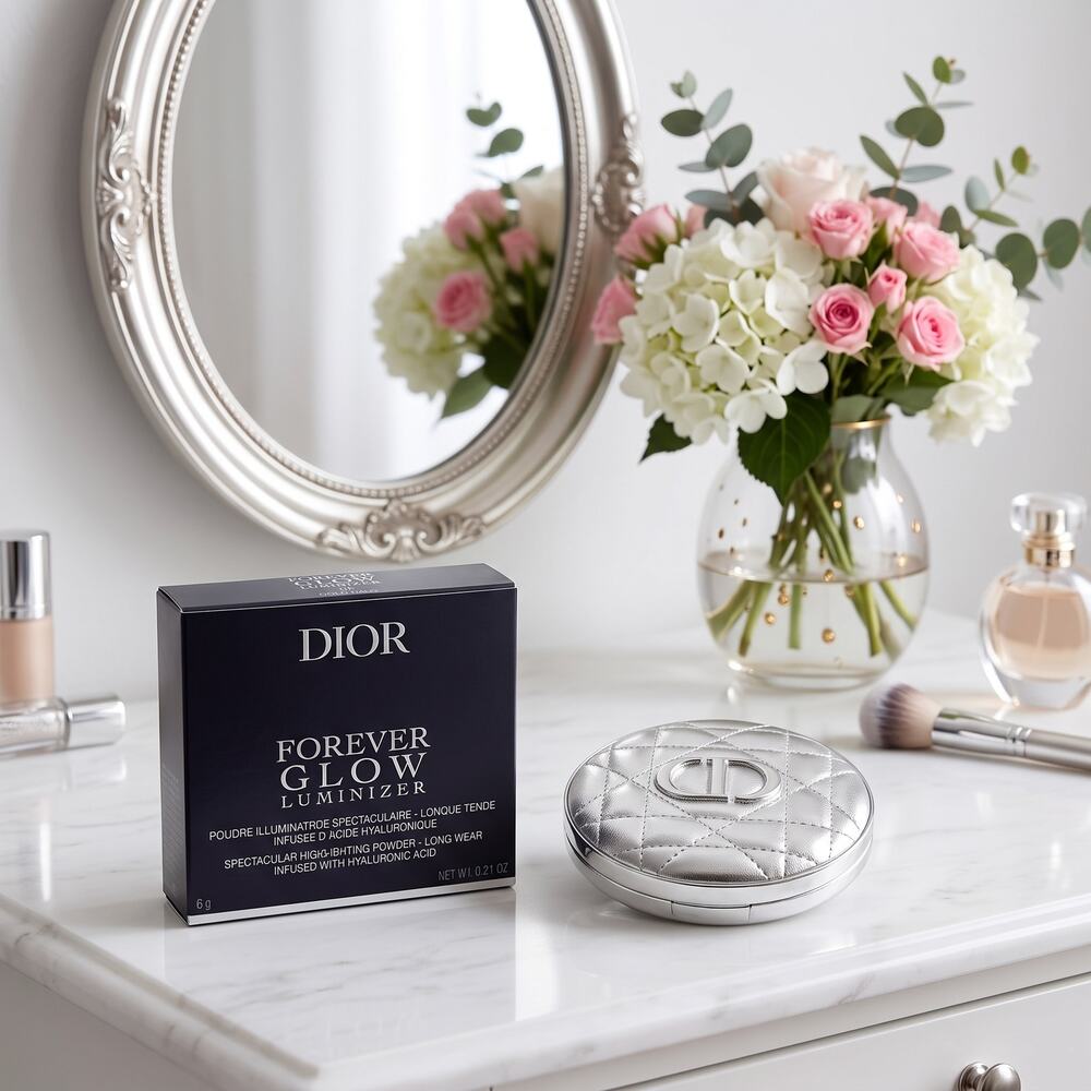 Dior Forever Glow Luminizer 02 Gold Halo Highlighter 0.21 oz 6g NIB